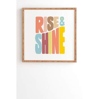 Phrist Rise and Shine Sun Framed Wall Art - Deny Designs