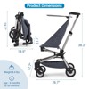 Lightweight Baby Travel Stroller – Compact & Airplane-Friendly, One-Handed Folding Design - 4 of 4