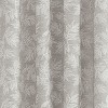 Collections Etc Elegant Leaf Embroidered Rod Pocket Top Curtain Panel - 3 of 3
