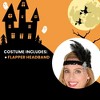 Orion Costumes Deluxe Black Sequin Flapper Adult Costume Headband - 4 of 4