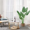 GustoWave Artificial Traveler's Banana Leaf Tree Set, Indoor/Outdoor Decorative Plant, Non-Toxic PE Trunk, Silk Cloth Leaves, All Year Green - 4 of 4