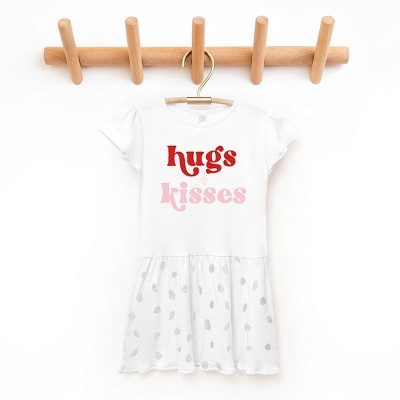 The Juniper Shop Hugs And Kisses Toddler Graphic Dress