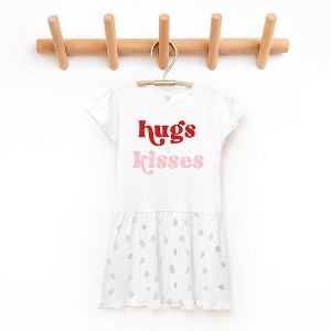 The Juniper Shop Hugs And Kisses Toddler Graphic Dress - 1 of 3