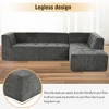 112.2" Modular L-Shaped Sectional Sofa, 2pcs Combination - 4 of 4