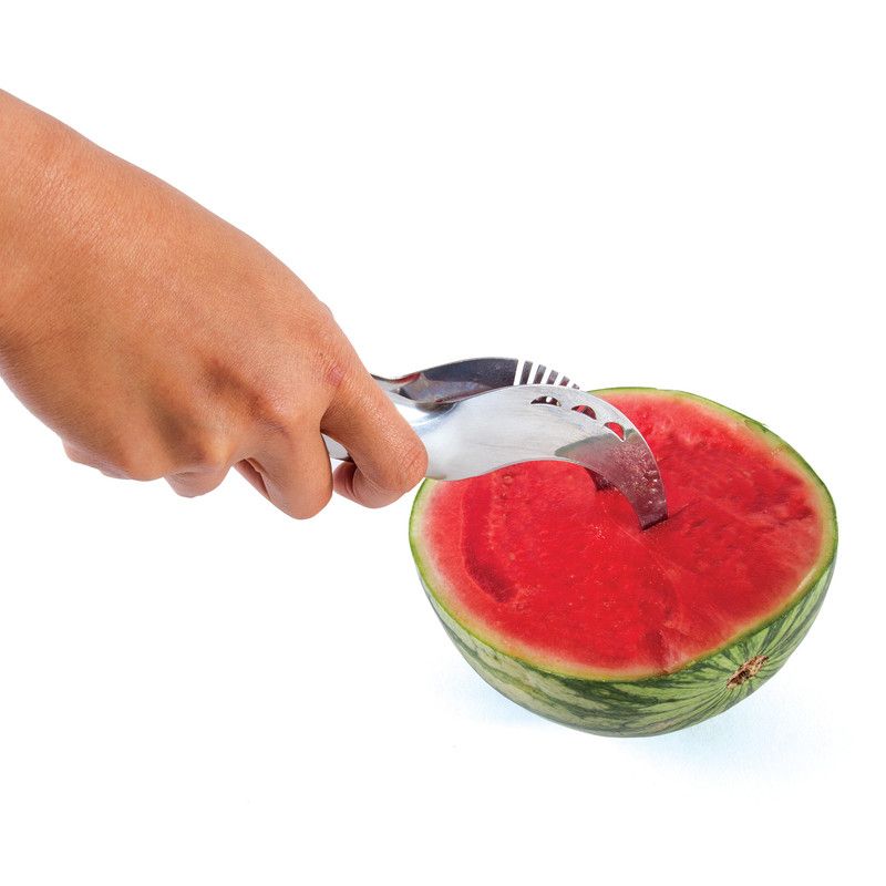 Kitchen + Home Watermelon Slicer Corer and Server - Stainless Steel, 2 of 6