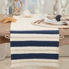 Saro Lifestyle Seaside Serenity Rope Applique Table Runner, 16"x72", Blue - 3 of 3