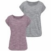 Women's 2 Pk Elastic Hem T-Shirts - LASCANA - 2 of 4