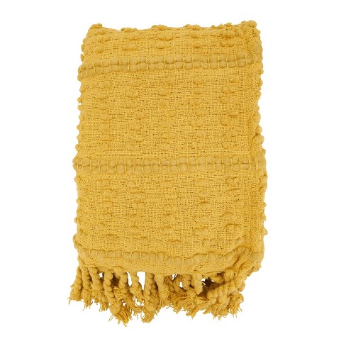 Target yellow online throw