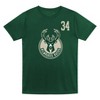 NBA Milwaukee Bucks Kids' Giannis Antetokounmpo Performance T-Shirt - 2 of 3