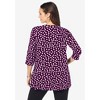 Jessica London Women's Plus Size Stretch Knit Swing Tunic - image 3 of 4