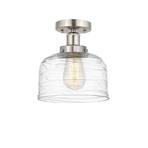 Bell - 1 Light Semi-Flush Mount In Industrial Style-8.25 Inches Tall and 6.5 Inches Wide - 1 of 1