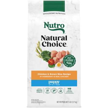Nutro NATURAL CHOICE Puppy Chicken & Brown Rice Recipe Dry Dog Food - 5lbs