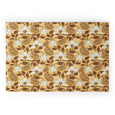 J&v Textiles Chess Embossed Anti-fatigue Kitchen Floor Mat (24 X 36  Brown) : Target