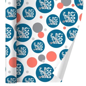 Bugs Bunny Whats Up Doc Gift Wrap 30" x 72" - 1 of 4