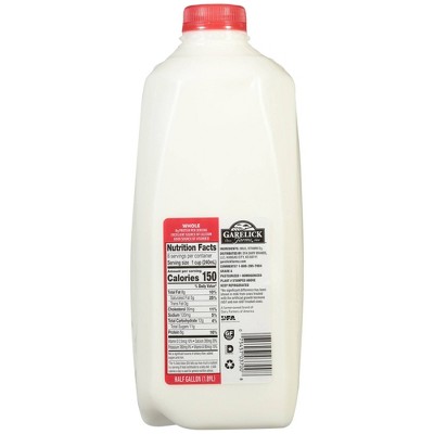Garelick Farms Vitamin D Whole Milk - 0.5gal