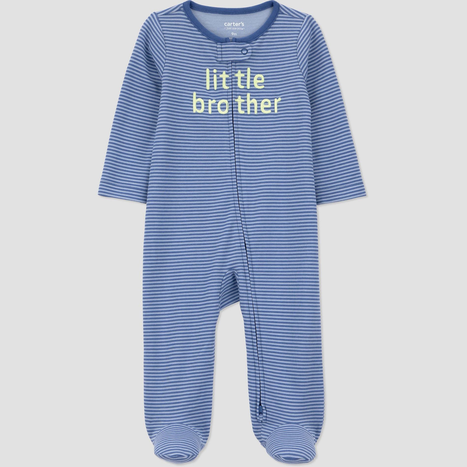 Carter's Just One You®️ Baby Boys' Little Brother Sleep N' Play - Blue Newborn