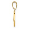 Black Bow Jewelry 14k Yellow Gold, Mimi Collection, Small Script Initial D Pendant - 2 of 4