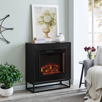 Frescan Contemporary Electric Fireplace Black - Holly & Martin