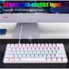 RISOKEYS 60% Mechanical Gaming Keyboard - Blue Switch, Wired Gaming Colorful Backlit Gaming Keyboard, Pudding Keycaps Compact - Plug and play - 4 of 4