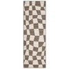 Washable Area Rugs Living Room Rug Modern Geometric Checkered Rug Soft Foldable Area Rug for Bedroom - 3 of 4