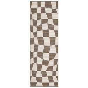 COZONY Washable Boho Vintage Low Pile Area Rug for Living Room Bedroom Dining Room - 1 of 4