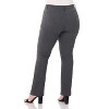 Rekucci Curvy Woman  Straight Leg Pants with Stretch Waist and Pockets - 3 of 3