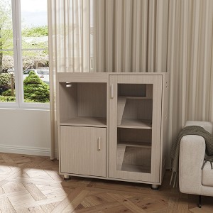 Kumasinova 31.5" 4-Level Guinea Pig Cages with Storage Cabinet,Wooden Chinchilla Habitat with Acrylic Windows,Pet Cages with Opening Top for Hamster - 1 of 4