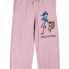 Regular Show Mordecai & Rigby Women’s Cradle Pink Sleep Pajama Pants - 2 of 4