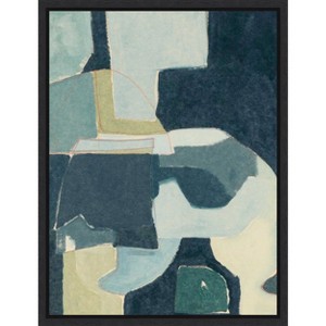 Amanti Art Blue Note III by Rob Delamater Canvas Wall Art Print Framed 18 x 24-in. - 1 of 4