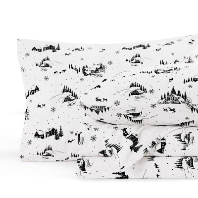 100% Cotton Sheets Bed Set,Ultra Soft & Comfort Brushed Cotton Sheet with Deep Pocket up to 16"