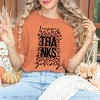 Simply Sage Market Women's Happy Thanksgiving Leopard Short Sleeve Garment Dyed Tee - 2 of 4