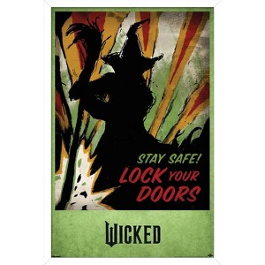 Trends International Wicked: For Good (2025) - Stay Safe Framed Wall Poster Prints - 1 of 4