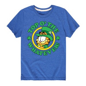 Boys' - Garfield - Top O The Whatever Short Sleeve Graphic T-Shirt - 1 of 4