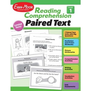 Reading Comprehension: Paired Text, Grade 1 Teacher Resource - (Reading Comprehension: Reading Paired Text) by  Evan-Moor Educational Publishers - 1 of 1