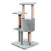 Two by Two Dayton - Gray Scratching Post Cat Furniture - 50.5 in. Tall - 4 of 4