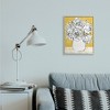 Stupell Industries Peony Sketch Bouquet Contrasted Distressed Yellow - 2 of 4