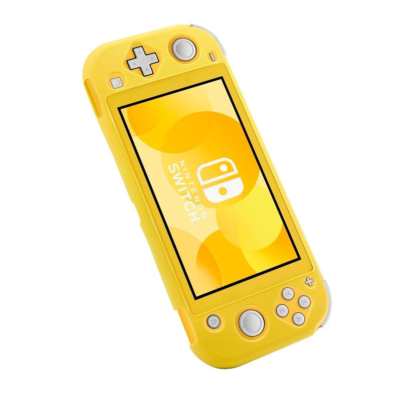 Insten Silicone Skin & Case for Nintendo Switch Lite - Lightweight & Anti-Scratch Protective Cover Accessories, Yellow, 5 of 10