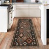 Washable Area Rug Modern Geometric Boho Floor Rugs for Living Room Easy to Care Non Shedding Farmhouse Accent Carpet for Nursery - 2 of 3