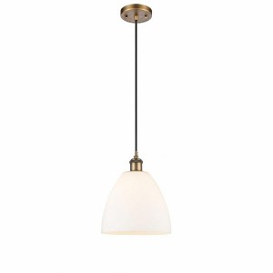 Bristol Glass - 1 Light Mini Pendant In Industrial Style-13.25 Inches Tall and 9 Inches Wide - 1 of 1