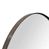 TEHOME Oba  Oval Metal Framed Wall Mounted Bathroom Vanity Mirror - 4 of 4