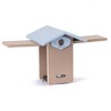 Birds Choice 11" Silver Toupe & Blue Ultimate Bluebird House Recycled Plastic Bird House: Weather-Resistant, No Assembly Required - image 3 of 4