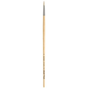 da Vinci TOP-ACRYL White Brush, Synthetic, Acrylic & Oil, Round, Series 7782, Size 6 - 1 of 3