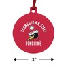 Youngstown State Penguins Logo Aluminum Holiday Christmas Tree Ornament - 3 of 4