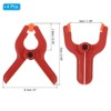 Unique Bargains Plastic Flexible Anti-slip DIY Project Craft Spring Clamps 4 Pcs - 2 of 4