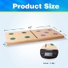GSE 28-Piece Giant Wood Dominoes with Multi-Color Dots, Jumbo Domino Tile Game Set - 2 of 4