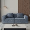 KWPZQEB Cloud Sectional Couch, Chenille Tofu Block Sofa, Upholstered Couches with Armrest & Deep Seat, Compressed Sofa for Living Room, Bedroom - 2 of 4