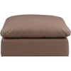 Meridian Furniture,Comfy Vegan Leather Modular Ottoman - 3 of 4