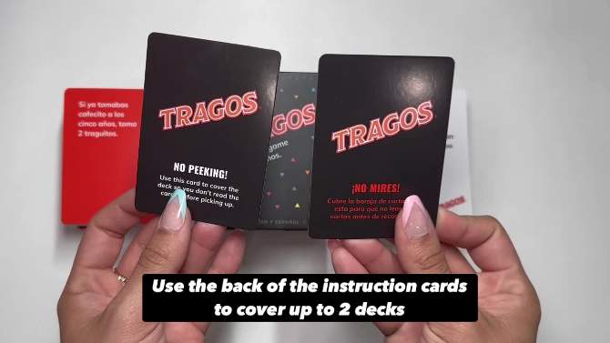 Tragos Games Tragos Latino Party Card Game, 2 of 8, play video