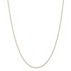 Black Bow Jewelry 0.8mm, 14k Yellow Gold, Baby Rope Chain Necklace - image 3 of 4