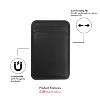 OTM Essentials Black Leather Wallet Sleeve MagSafe Compatible - image 3 of 4